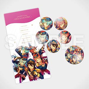 五奇人缶バッジ＋チケットホルダーセット